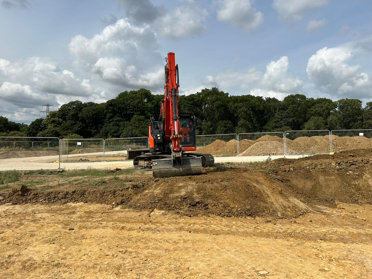 Little Crow Solar Farm site works