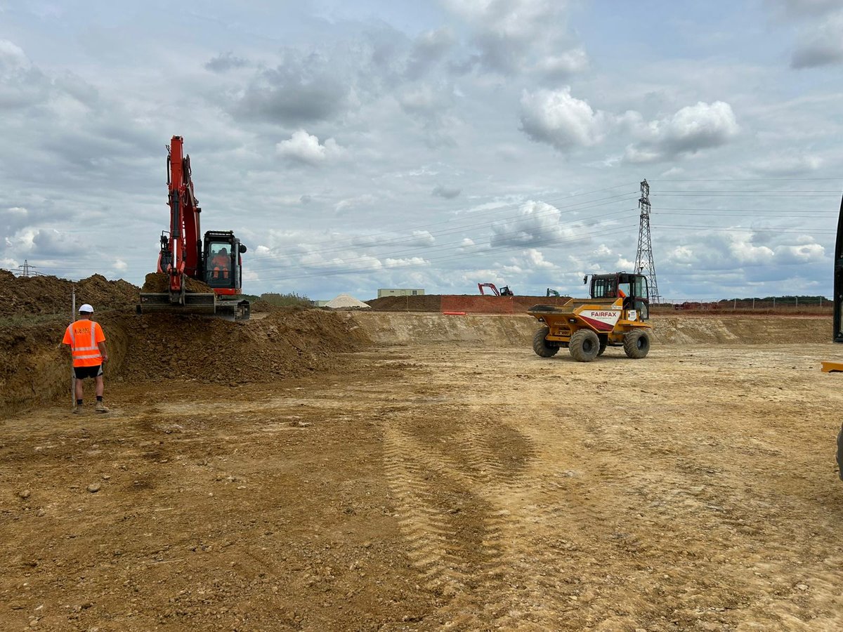 Little Crow Solar Farm site works