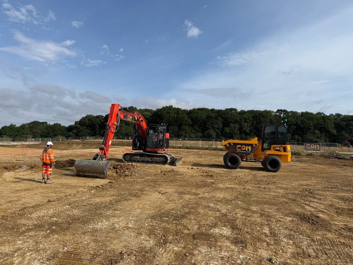 Little Crow Solar Farm site works