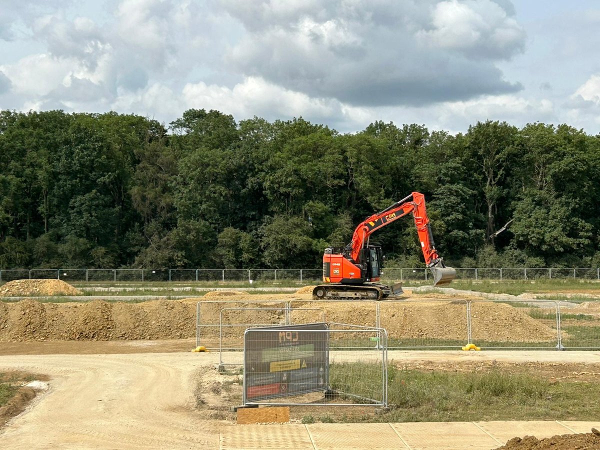 Little Crow Solar Farm site works