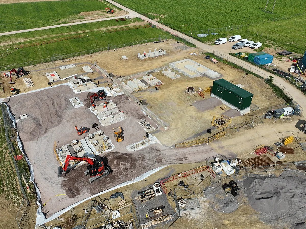 North Dairy Solar Farm site works