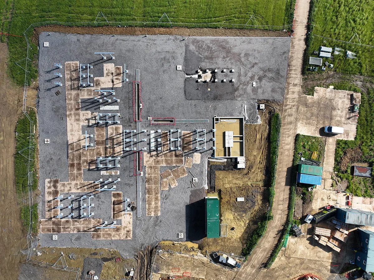 North Dairy Solar Farm site works