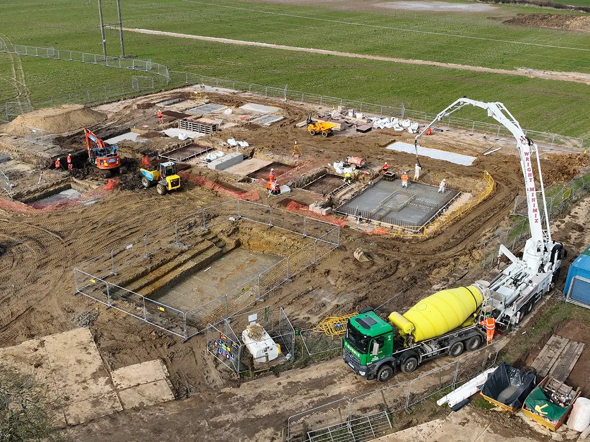 North Dairy Solar Farm site works