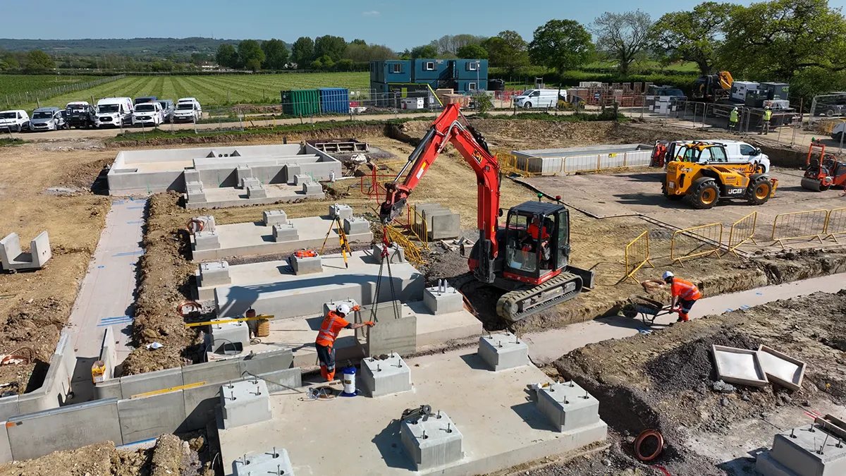 North Dairy Solar Farm site works