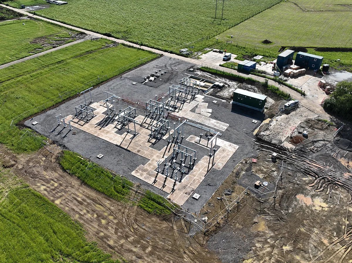 North Dairy Solar Farm site works